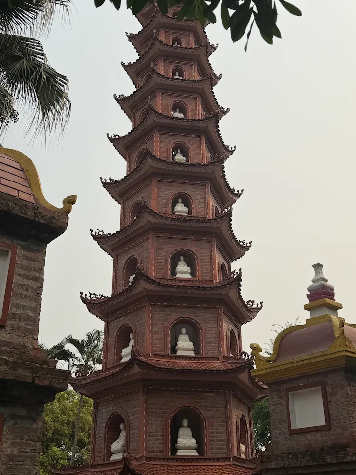 Tran Quoc Pagoda in West Lake, Hanoi