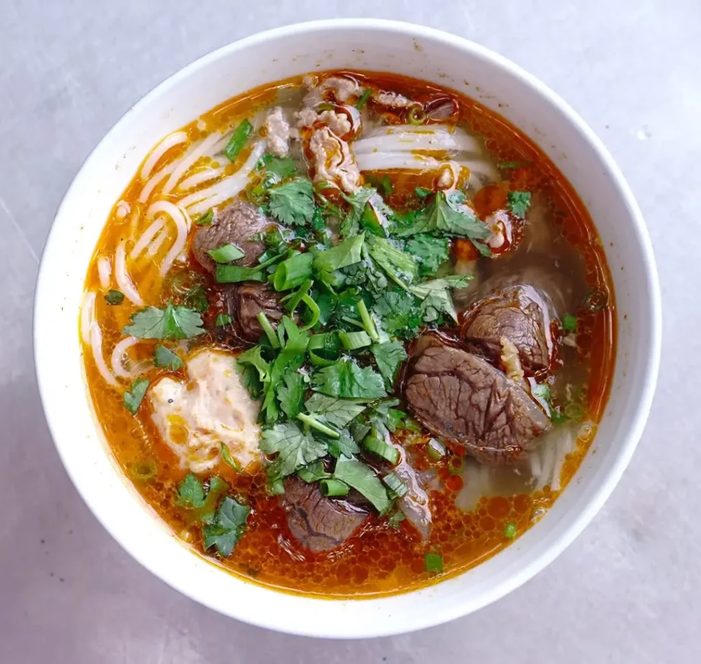 Bun Bo Hue, traditional vietnamese soup