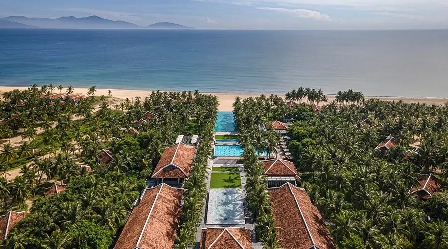 The Four Seasons Nam Hai Resort in Hoi An, one of the most luxurious resorts in Vietnam