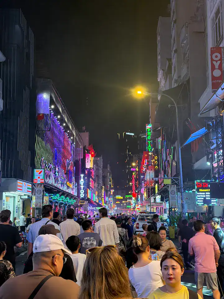The Hectic and Electric Bui Vien Street in Ho Chi Minh City