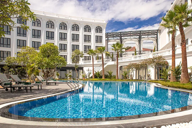 Silk Path Grand Hotel in Vinh Ninh Hue, one of many boutique hotels where to stay in Hue Vietnam