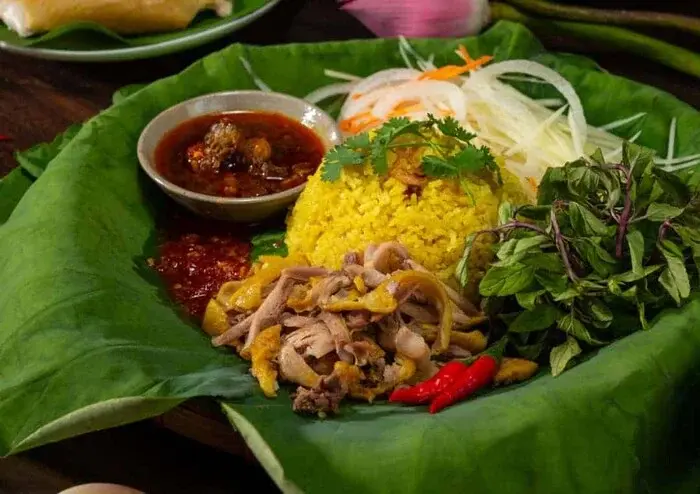 Hoi An chicken rice (com ga), one of the best things to eat in Hoi An 