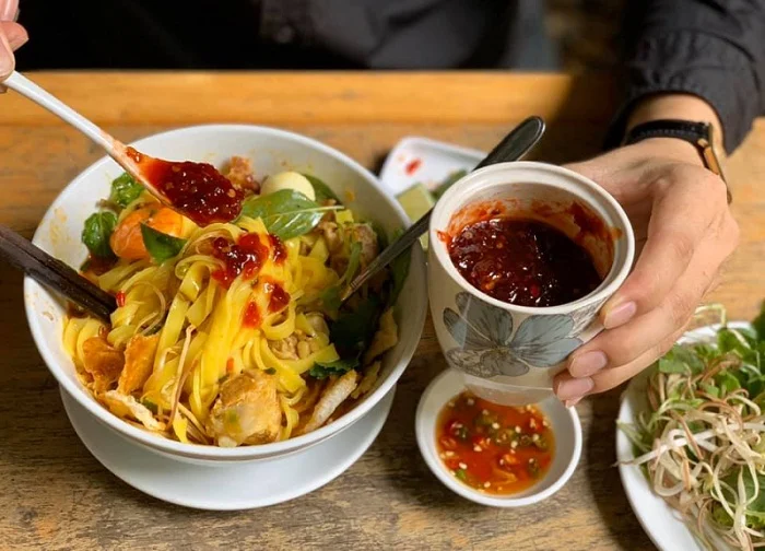 Mi Quang (Tumeric Noodles) - a hoi an specialty dish