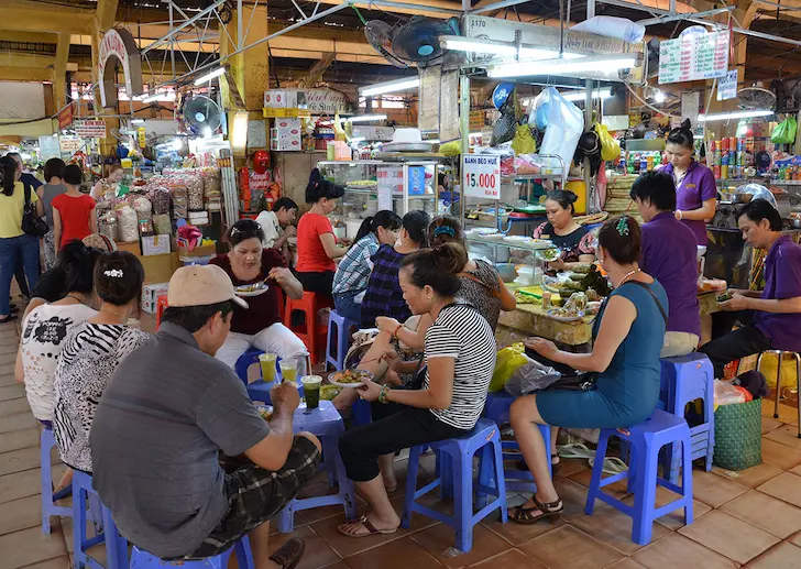 Saigon street food on a two-day Ho Chi Minh City itinerary”