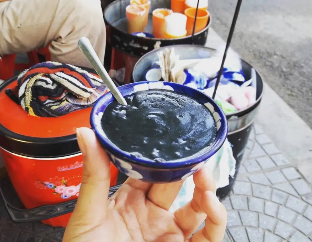 Xi Ma, black sesame pudding is an underrated dessert found in Hoi An